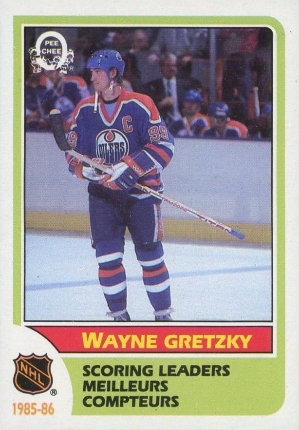 1986 O-Pee-Chee Wayne Gretzky #260 Hockey Card