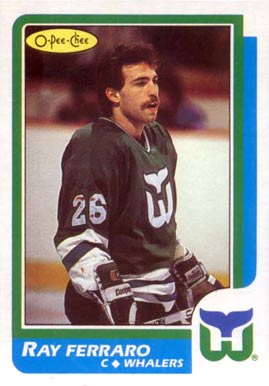 1986 O-Pee-Chee Ray Ferraro #160 Hockey Card