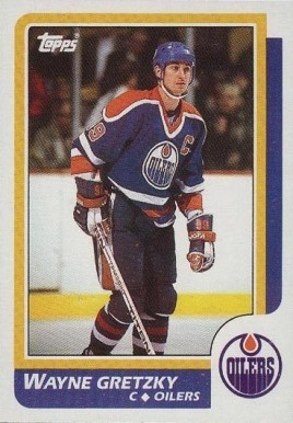 1986 Topps Wayne Gretzky #3 Hockey Card
