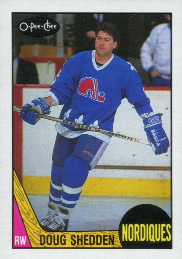 1987 O-Pee-Chee Doug Shedden #249 Hockey Card