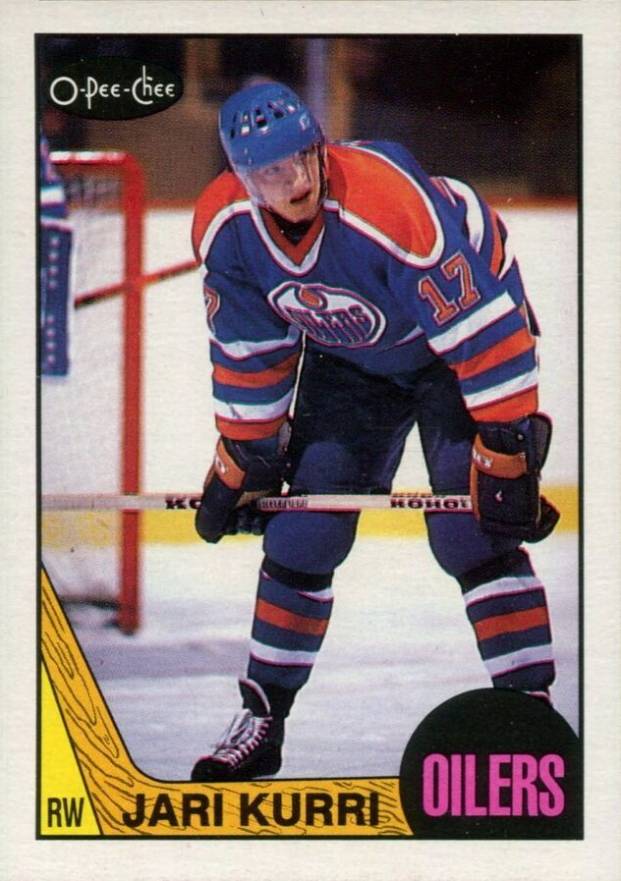 1987 O-Pee-Chee Jari Kurri #148 Hockey Card