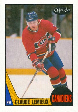 1987 O-Pee-Chee Claude Lemieux #227 Hockey Card