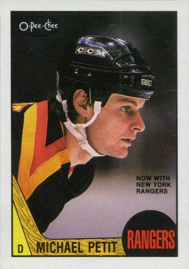 1987 O-Pee-Chee Michael Petit #262 Hockey Card