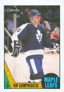 1987 O-Pee-Chee Vin Damphousse #243 Hockey Card