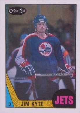 1987 O-Pee-Chee Jim Kyte #226 Hockey Card