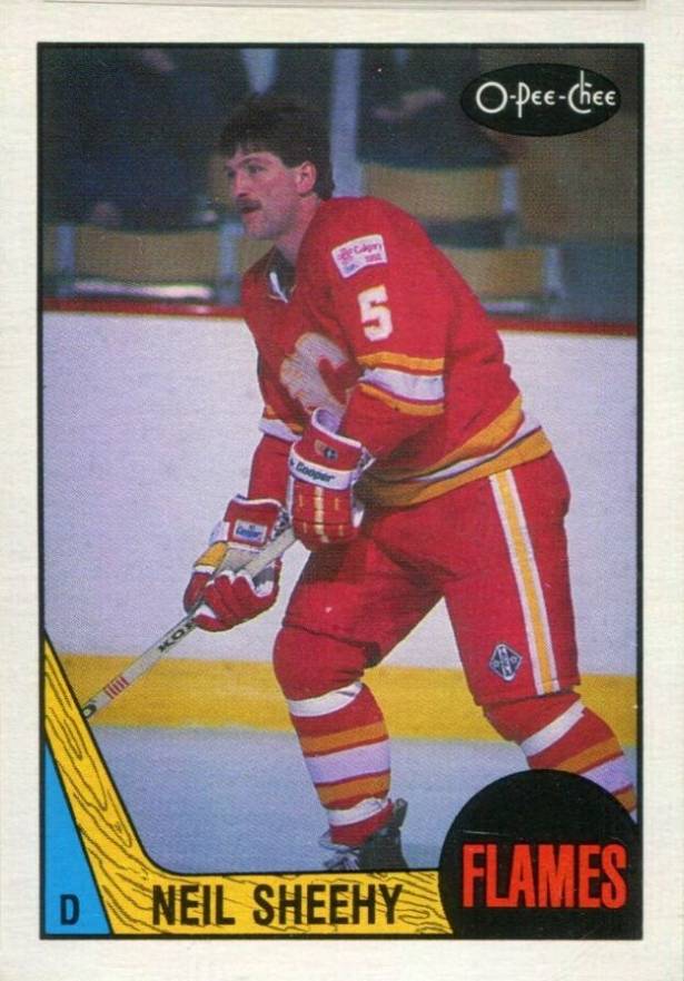 1987 O-Pee-Chee Neil Sheehy #213 Hockey Card