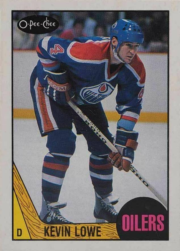 1987 O-Pee-Chee Kevin Lowe #200 Hockey Card