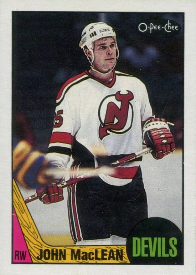 1987 O-Pee-Chee John Maclean #191 Hockey Card