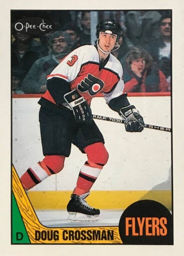 1987 O-Pee-Chee Doug Crossman #182 Hockey Card
