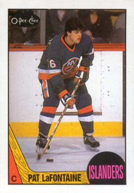 1987 O-Pee-Chee Pat Lafontaine #173 Hockey Card