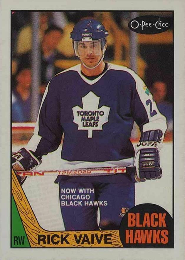 1987 O-Pee-Chee Rick Vaive #155 Hockey Card