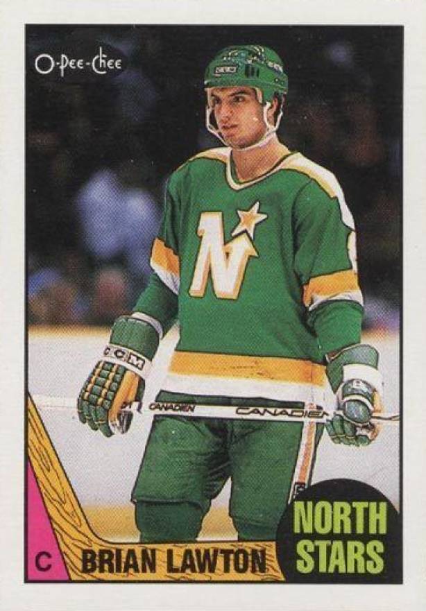 1987 O-Pee-Chee Brian Lawton #145 Hockey Card