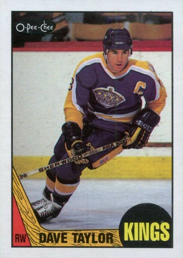 1987 O-Pee-Chee Dave Taylor #118 Hockey Card