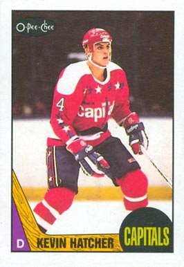 1987 O-Pee-Chee Kevin Hatcher #68 Hockey Card