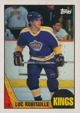 1987 Topps Luc Robitaille #42 Hockey Card