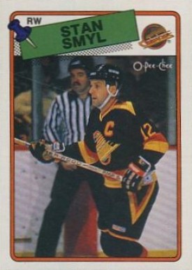 1988 O-Pee-Chee Stan Smyl #253 Hockey Card
