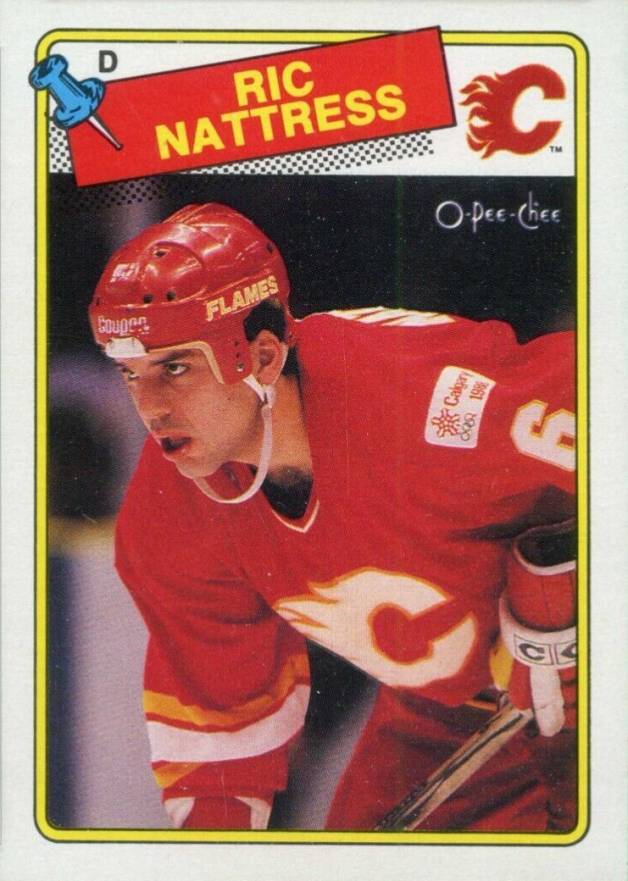 1988 O-Pee-Chee Ric Nattress #238 Hockey Card