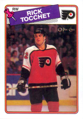 1988 O-Pee-Chee Rick Tocchet #177 Hockey Card
