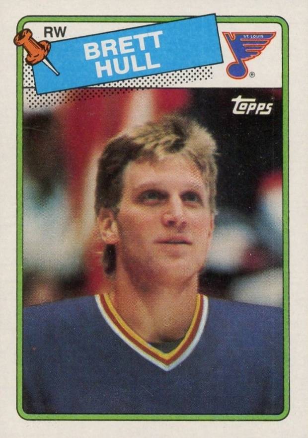 1988 Topps Brett Hull #66 Hockey Card