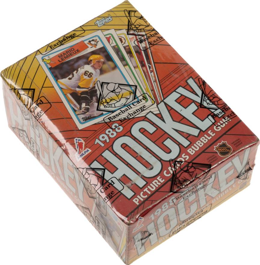 1988 Topps Wax Pack Box #WPB Hockey Card