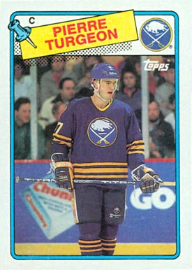 1988 Topps Pierre Turgeon #194 Hockey Card