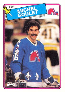 1988 Topps Michel Goulet #54 Hockey Card