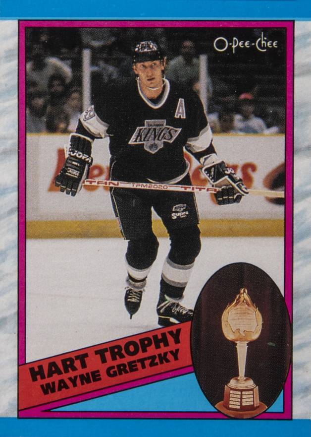 1989 O-Pee-Chee Hart Trophy Wayne Gretzky #320 Hockey Card