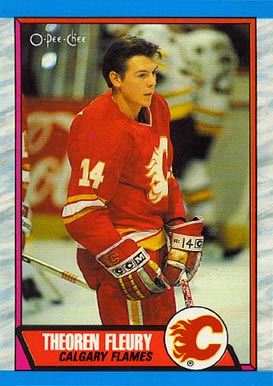 1989 O-Pee-Chee Theoren Fleury #232 Hockey Card