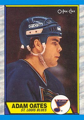 1989 O-Pee-Chee Adam Oates #185 Hockey Card