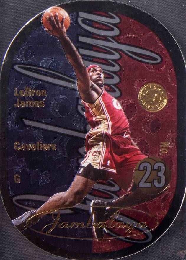 2004 Skybox E-XL Jambalaya LeBron James #9 Basketball Card