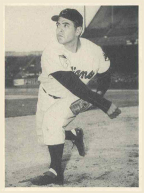 1952 Num Num Cleveland Indians Mike Garcia #7 Baseball Card