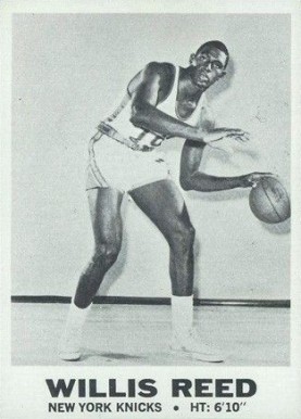 1968 Topps Test Willis Reed #7 Basketball Card