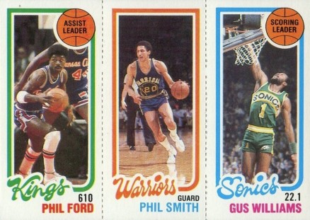 1980 Topps Ford/Smith/Williams #56 Basketball Card