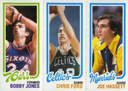 1980 Topps Jones/Ford/Hassett #81 Basketball Card