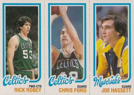 1980 Topps Robey/Ford/Hassett #140 Basketball Card