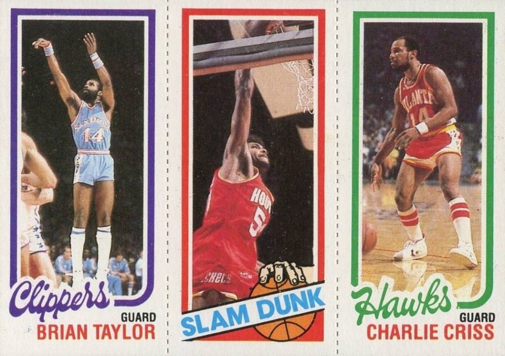 1980 Topps Taylor/Reid/Criss #153 Basketball Card