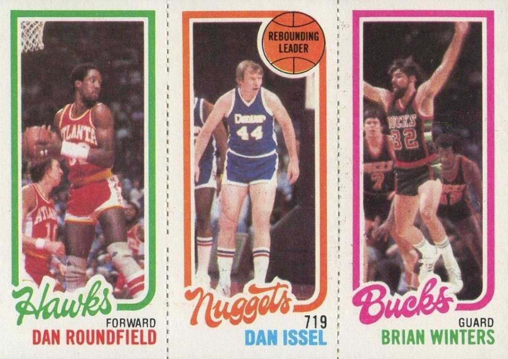 1980 Topps Roundfield/Issel/Winters #147 Basketball Card