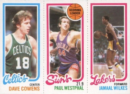 1980 Topps Cowens/Westphal/Wilkes #46 Basketball Card