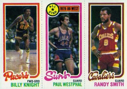 1980 Topps Knight/Westphal/Smith #87 Basketball Card