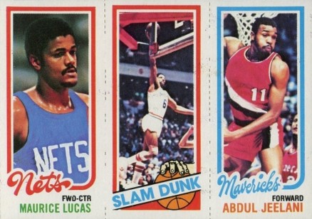1980 Topps Lucas/Erving/Jeelani #98 Basketball Card