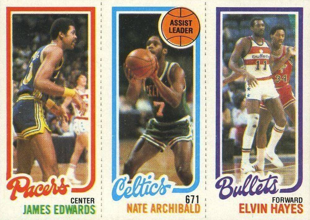 1980 Topps Edwards/Archibald/Hayes #51 Basketball Card