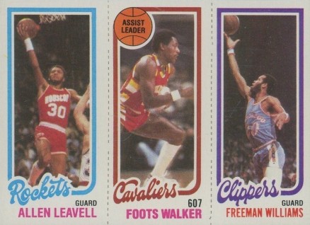 1980 Topps Leavell/Walker/Williams #94 Basketball Card