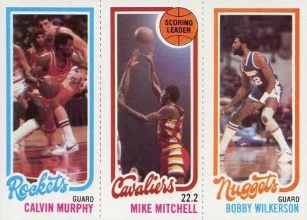 1980 Topps Murphy/Mitchell/Wilkerson #116 Basketball Card