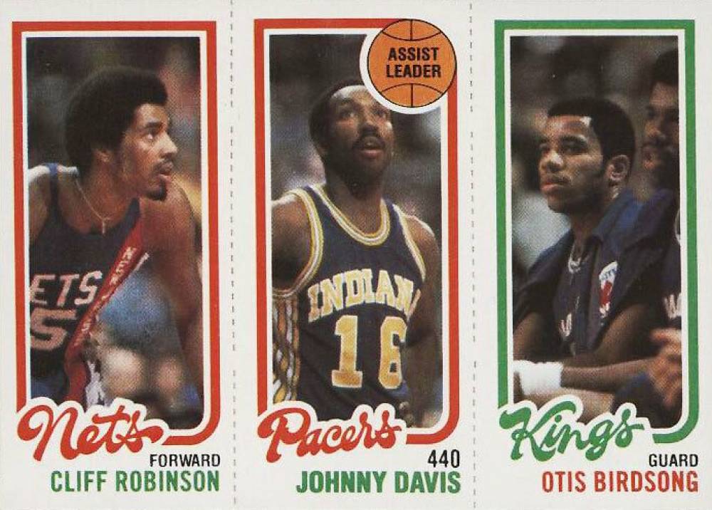 1980 Topps Robinson/Davis/Birdsong #141 Basketball Card