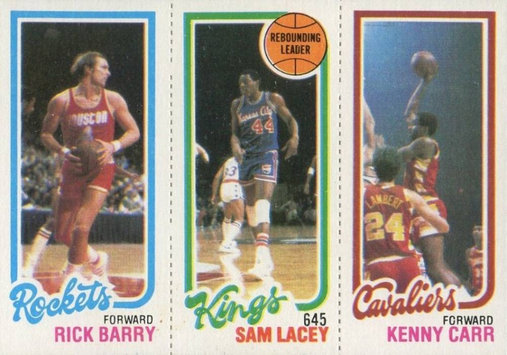 1980 Topps Barry/Lacey/Carr #12 Basketball Card