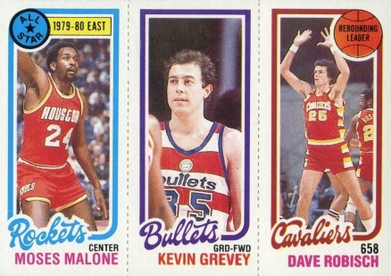 1980 Topps English/Malone/Boynes #54 Basketball Card
