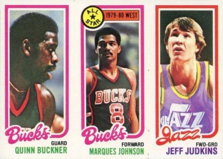 1980 Topps Buckner/Johnson/Judkins #30 Basketball Card