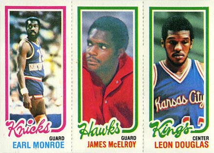1980 Topps Monroe/McElroy/Douglas #113 Basketball Card