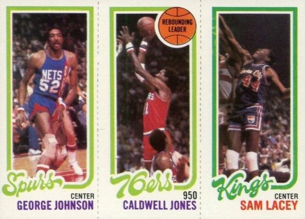 1980 Topps Johnson/Jones/Lacey #79 Basketball Card