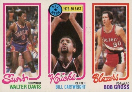 1980 Topps Davis/Cartwright/Gross #49 Basketball Card